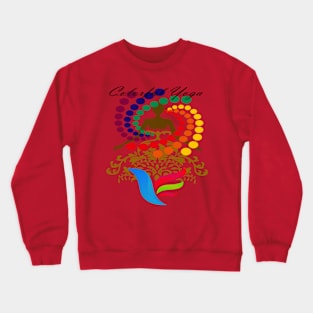 Colorful Yoga Crewneck Sweatshirt